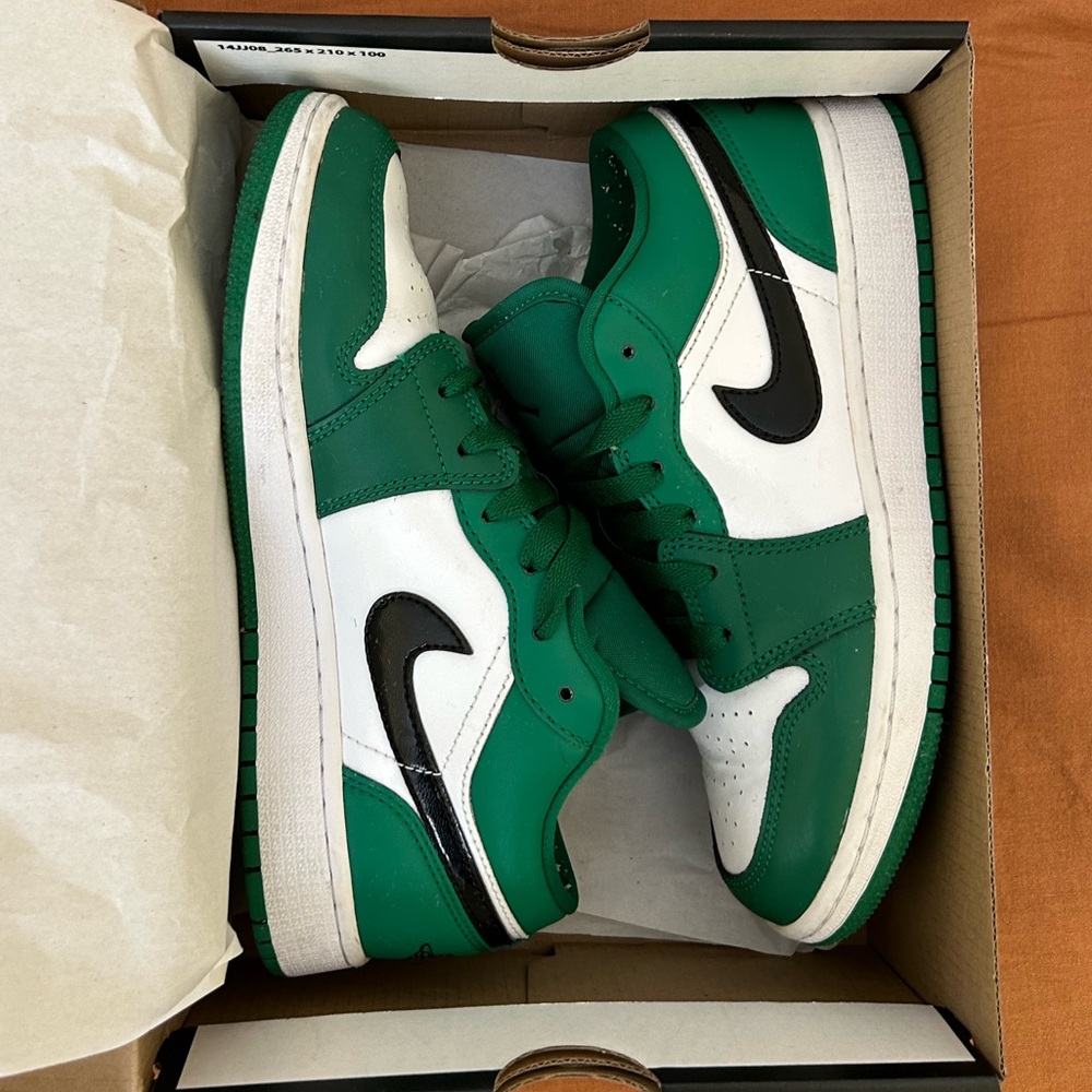 Nike Women’s Green White Black Low Top Sneakers